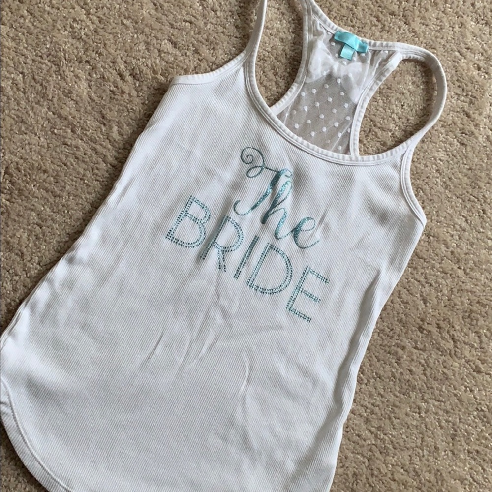 Bride shirt tank
